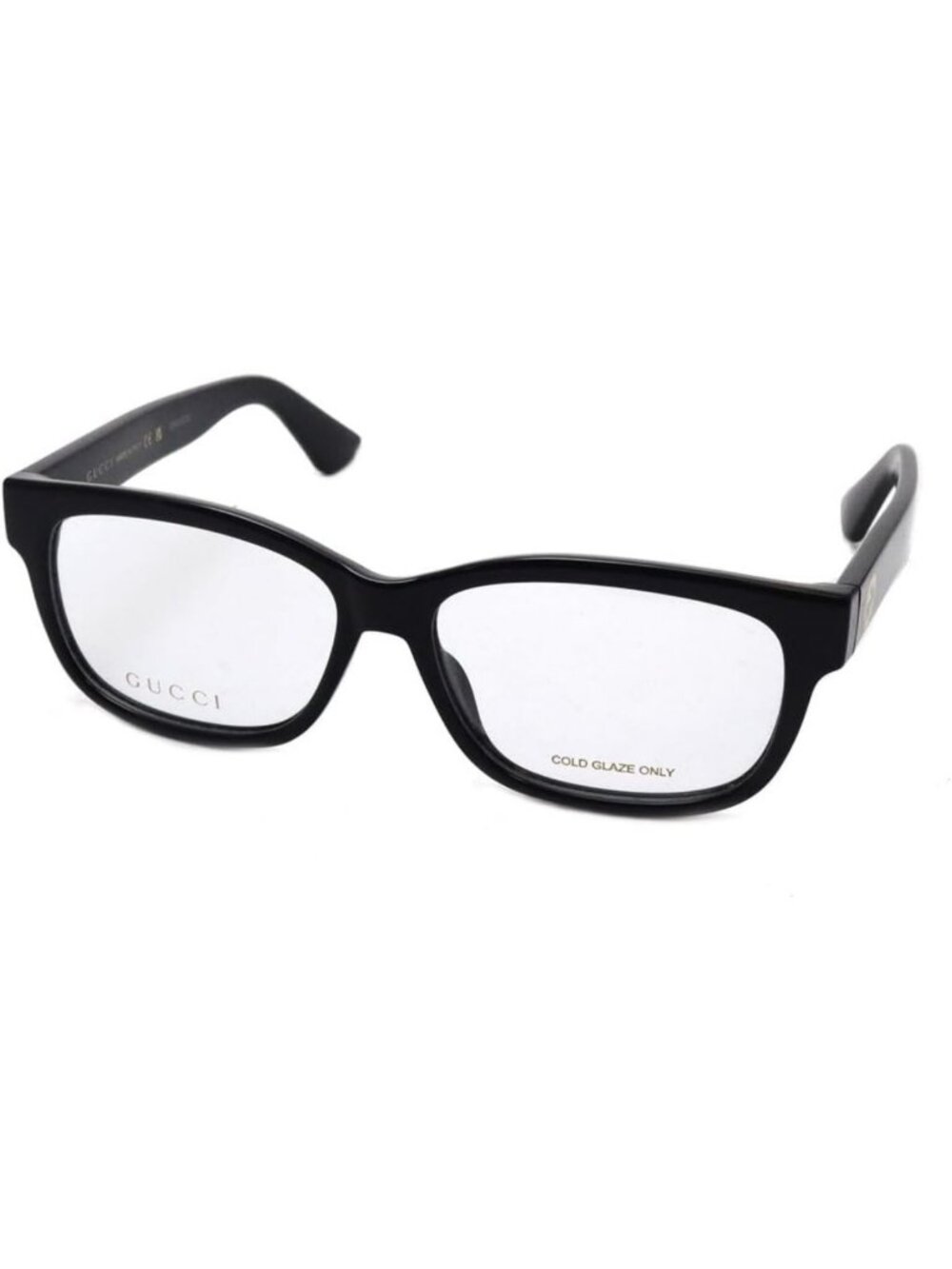 Stylish Black Rectangular 55mm Women's Eyeglasses - Trendy Fashion Accessory